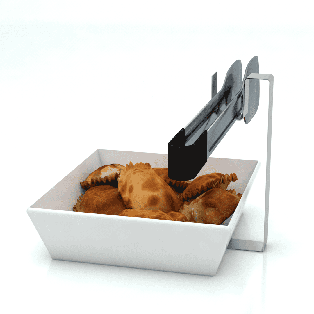 Suporte de inox para restaurantes